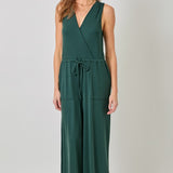 Surplice Neck Jumpsuit