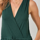 Surplice Neck Jumpsuit