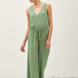 With The Flow Drawstring Jumpsuit