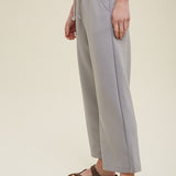 Scuba Side Slit Crop Pant