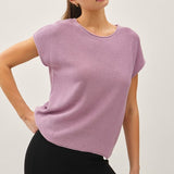 Boxy Short Sleeve Sweater