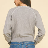 Stitched Up Cardi Top