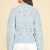 Baby Blues Eyelet Sweater