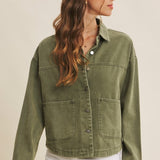 One Of A Kind Twill Utility Jacket