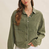 One Of A Kind Twill Utility Jacket