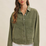 One Of A Kind Twill Utility Jacket
