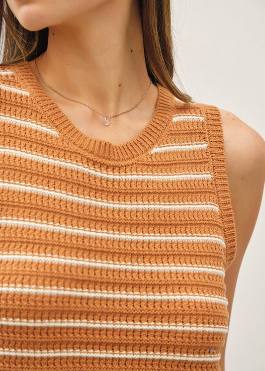 Chunky Knit Sweater Tank