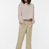 Contrast Side Stripe Top