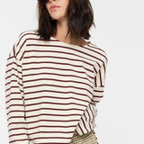 Contrast Side Stripe Top