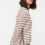 Contrast Side Stripe Top