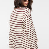 Contrast Side Stripe Top