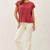 Breezy & Boxy Cap Sleeve Tee