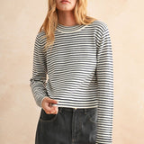 Celene Striped Sweater Top