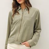 Suede Feels Collared Jacket