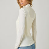 Mock Neck Layering Top