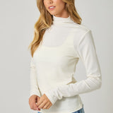 Mock Neck Layering Top