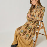 Mixed Media Tiered Skirt