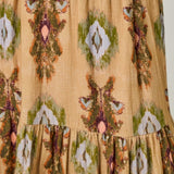 Mixed Media Tiered Skirt