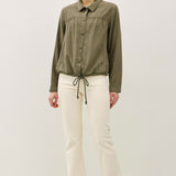 Blouson Style Tencel Jacket