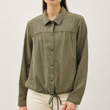 Blouson Style Tencel Jacket