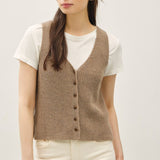 Wool Blend Sweater Vest