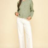 Diamond Texture Knit Sweater