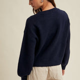 3D Flower Knit Sweater