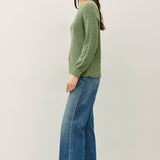 Balloon Sleeve Chunky Knit Sweater