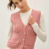 Varsity Style Sweater Vest