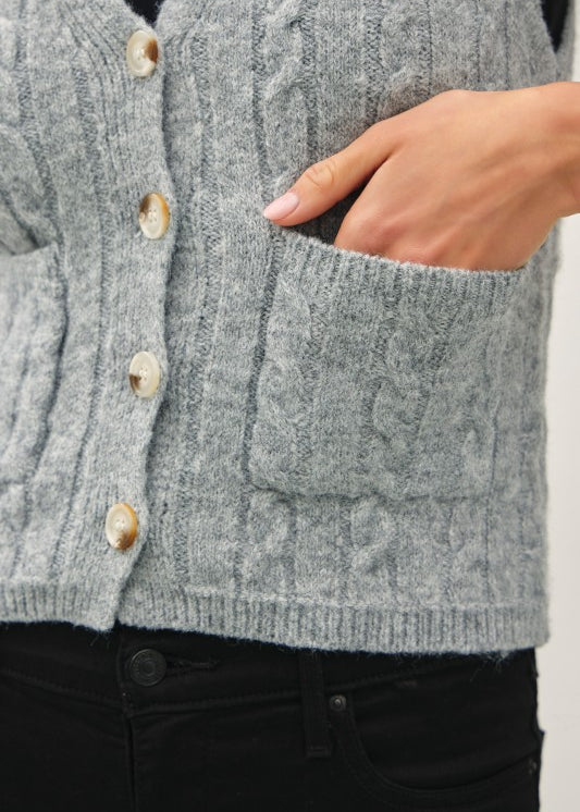 Varsity Style Sweater Vest