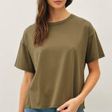 Cotton Jersey Oversized Tee