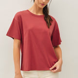 Cotton Jersey Oversized Tee