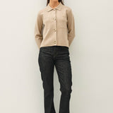 Cropped Knit Jacket