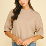 Short Sleeve Sweater Top
