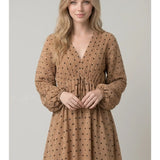 Polka Dot Dolman Dress