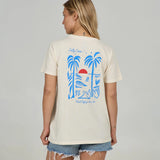 Geo Palm Boyfriend Tee (Salty Crew)