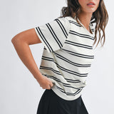 Striped Boxy Tee