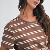 Striped Boxy Tee