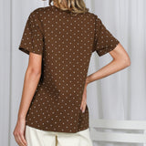 Polka Dot Com Knit Tee