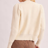 Button Down V Neck Cardi