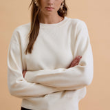 Boyfriend Fit Pullover Sweater