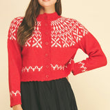 Fair Isle Knit Cardigan