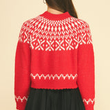 Fair Isle Knit Cardigan
