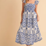 Barb Embroidered Sundress