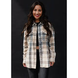 Bleach Dipped Plaid Flannel