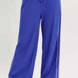 Lace Trim Waffle Knit Pant
