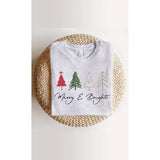 "Merry & Bright" Graphic Tee