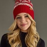 Winter Pattern Pom Hat (Panache)