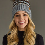 Winter Pattern Pom Hat (Panache)