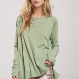 Solid Comfort  Knit Top